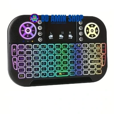GearUP MK20 RGB Backlit Mini Wireless Keyboard – Dual Mode, Touchpad, Rechargeable