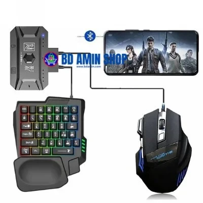 GearUP K190 Mobile Gaming RGB Keyboard & Mouse Combo | RGB Backlit Wireless Gaming Set